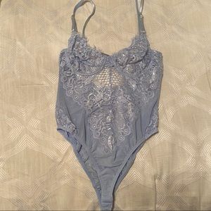M Light Blue Lace Bodysuit